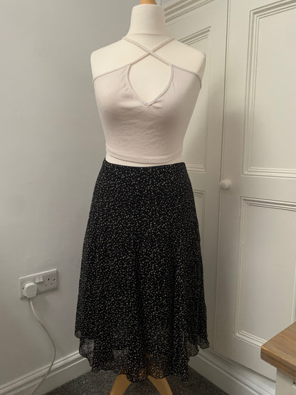 polka dot skirt