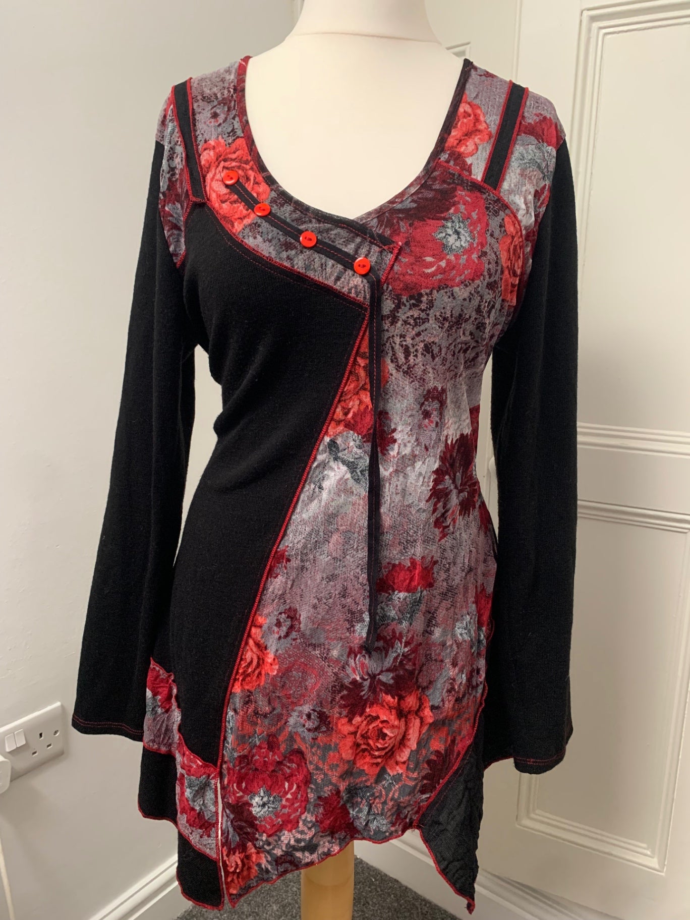 french vintage tunic top