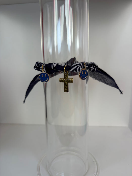 Bandana charm bracelet 
