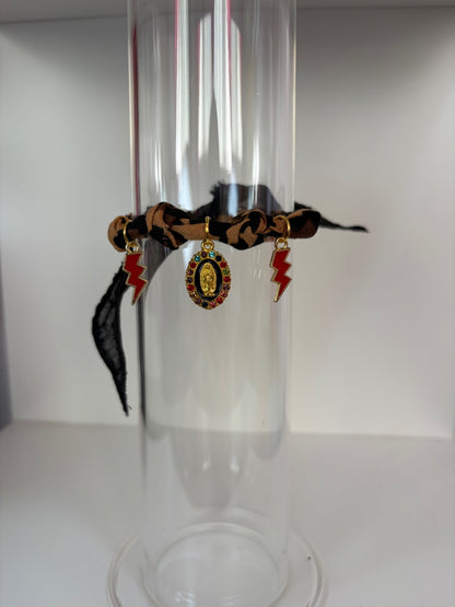 Bandana charm bracelet 