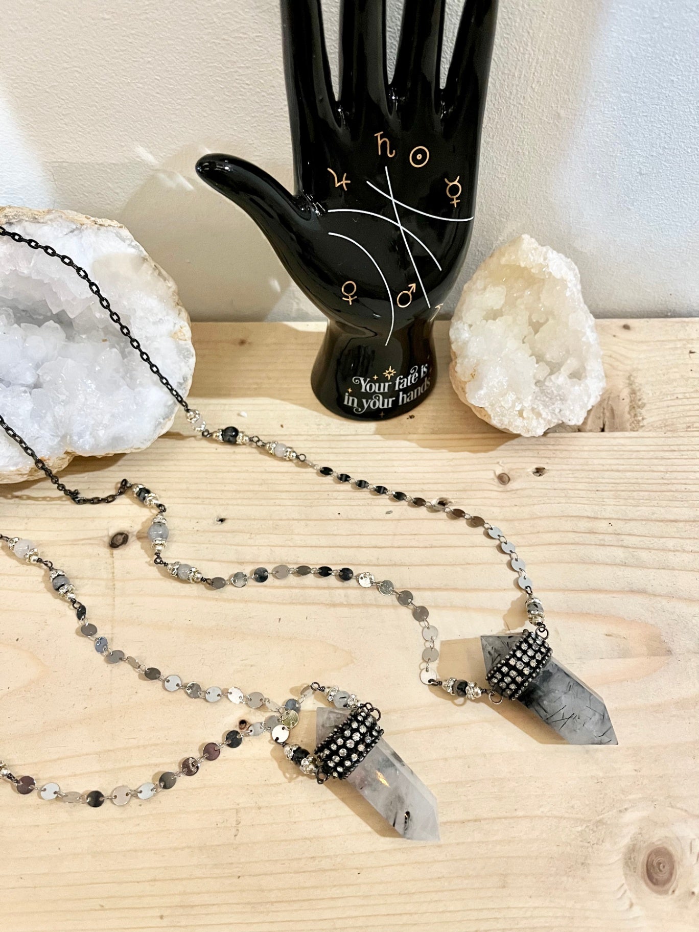 ⚡️ Rutilated Quartz Point Necklace – Illumination & Manifestation