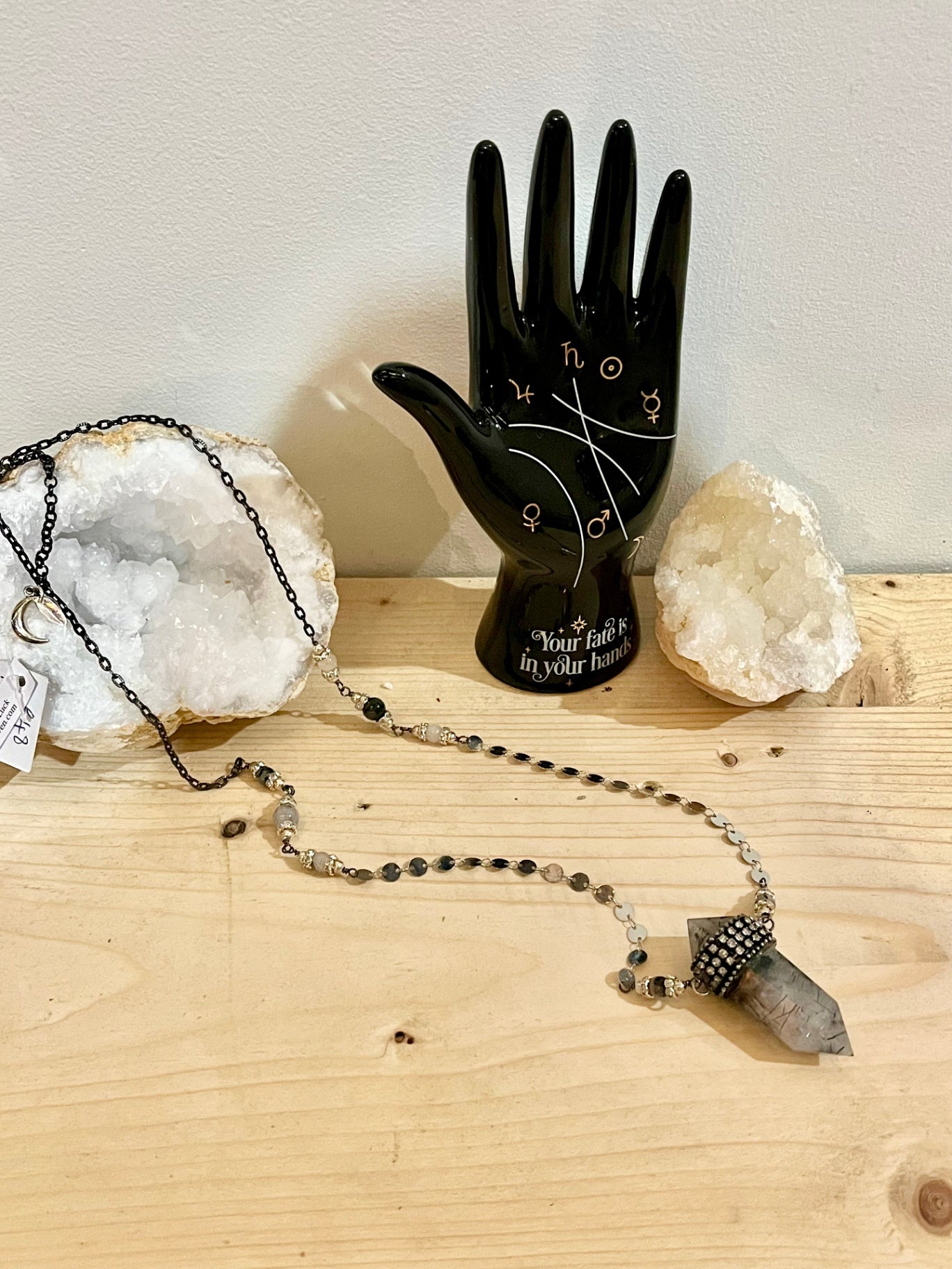 ⚡️ Rutilated Quartz Point Necklace – Illumination & Manifestation