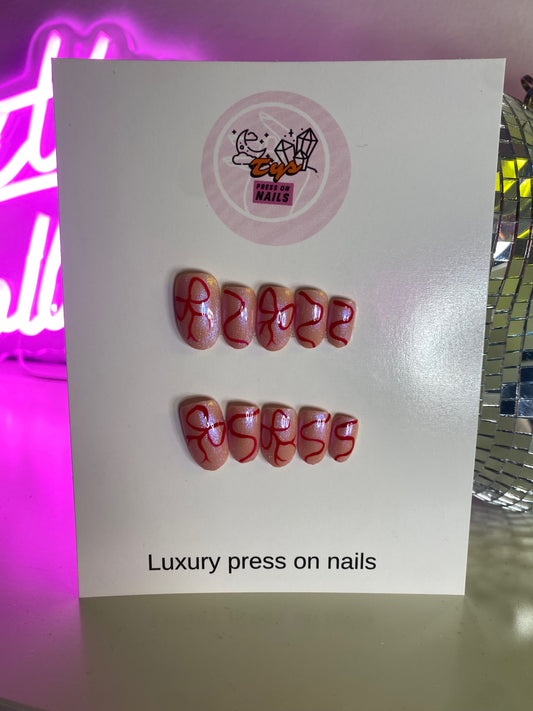 Christmas Red Ribbon 