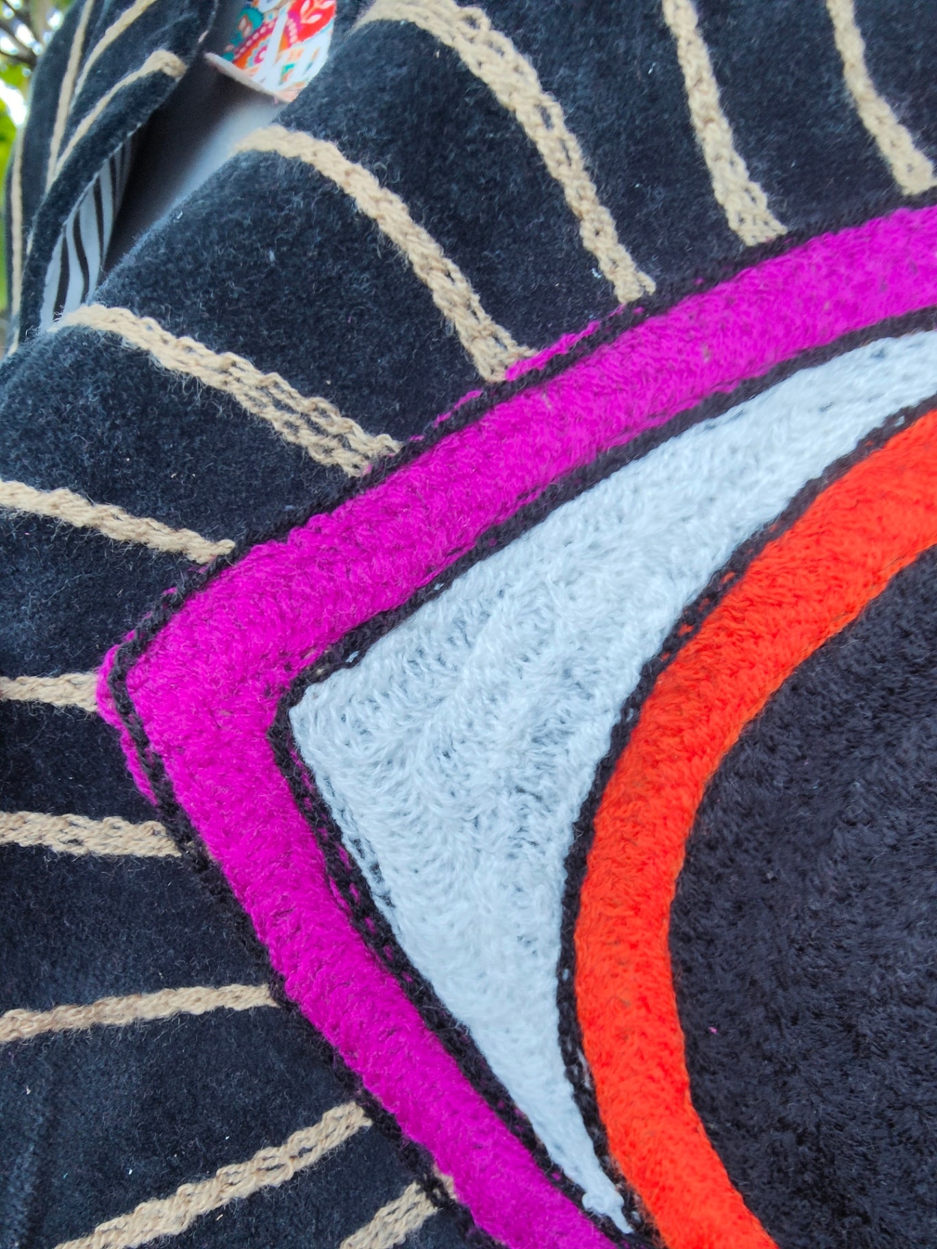 Wanderlust evil eye protection jacket -Black