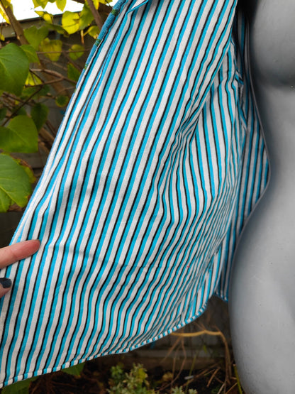 Wanderlust evil eye protection velvet jacket -Blue