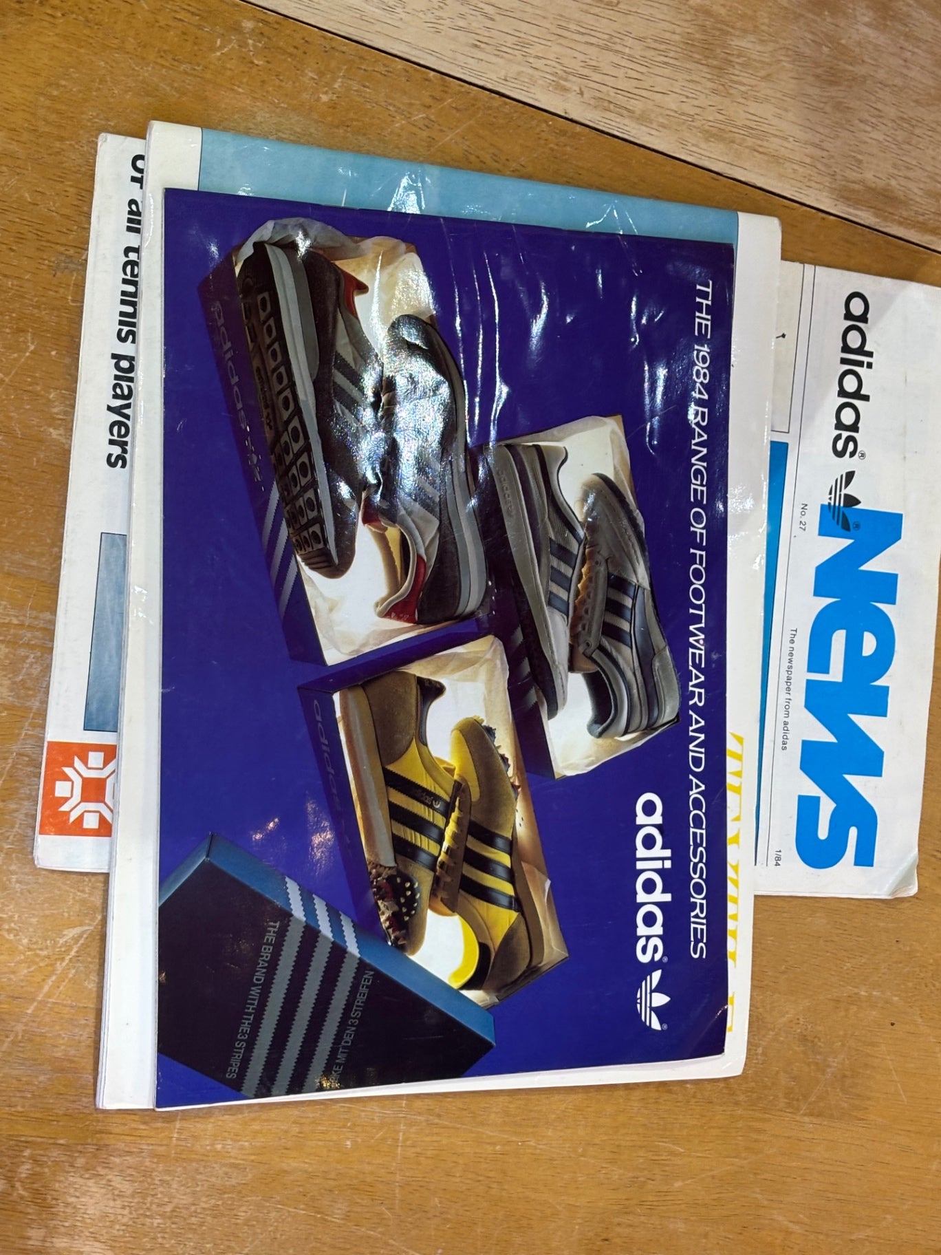 Adidas footwear catalogue 1984