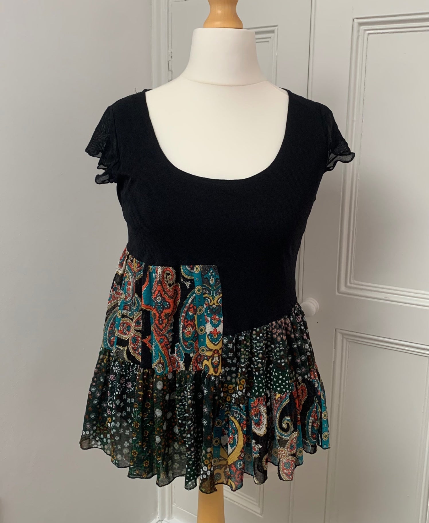 vintage jacqueline riu asymmetric top