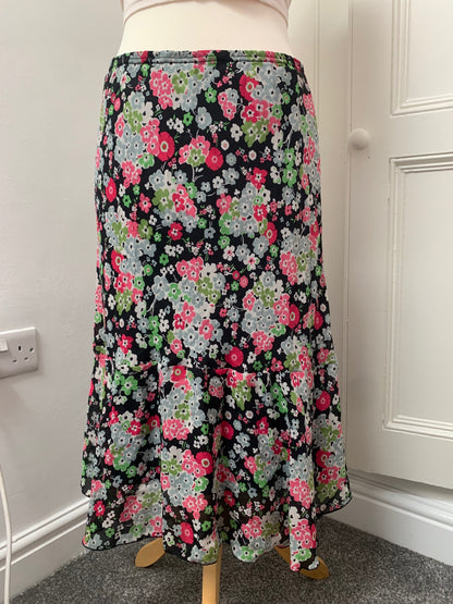 colourful floral cato skirt