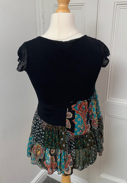 vintage jacqueline riu asymmetric top