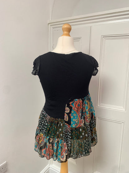 vintage jacqueline riu asymmetric top
