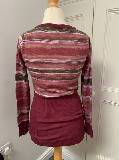 vintage 2000s striped jumper