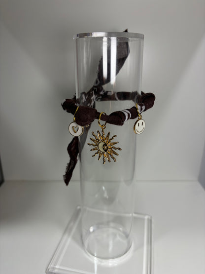 Bandana charm bracelet 
