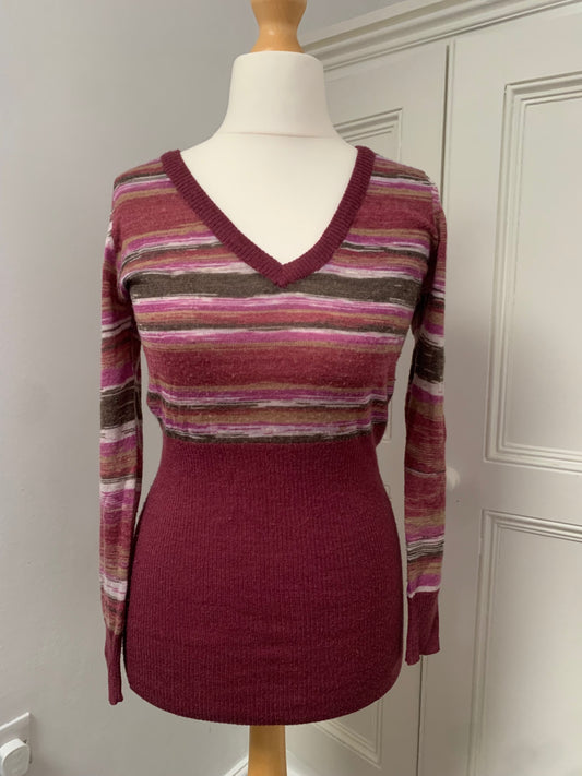 vintage 2000s striped jumper