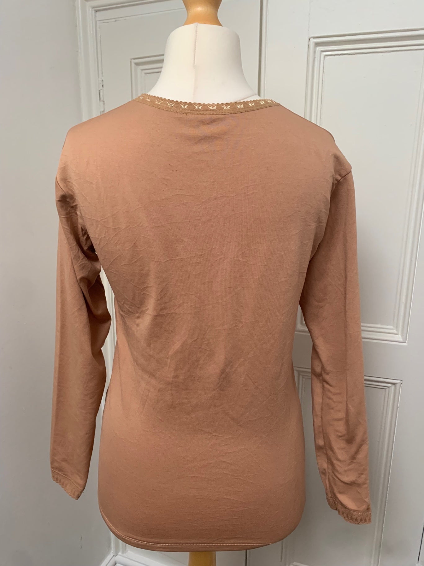 vintage beige cotton jumper