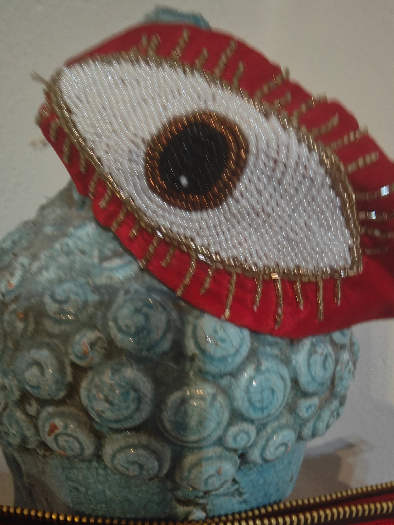 Evil eye protection bag and headband set 