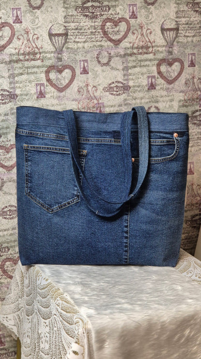 Leather& denim
