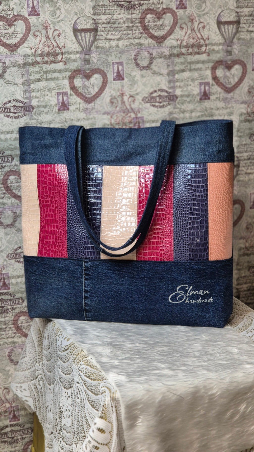 Leather& denim