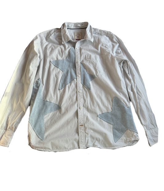 Upcycled fat face shirt- Large