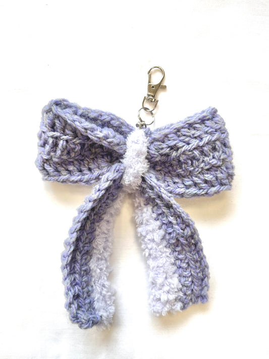 K4TURE purple bow keyring 