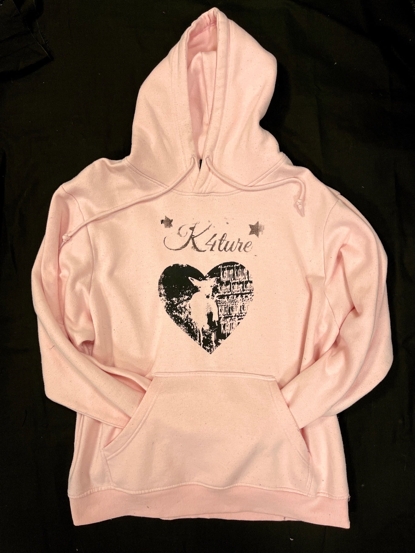 K4TURE pink hoodie 