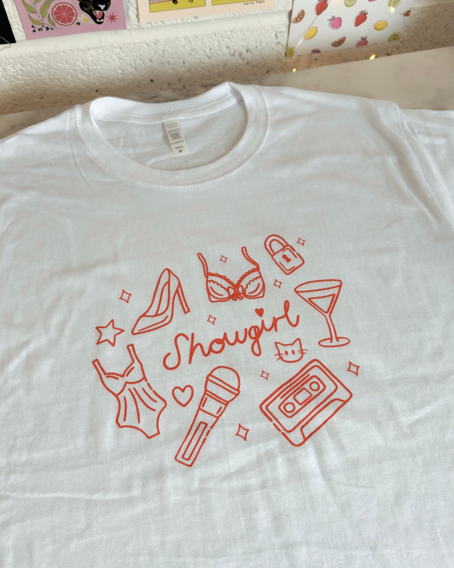 Showgirl Taylor Swift T-Shirt - LARGE