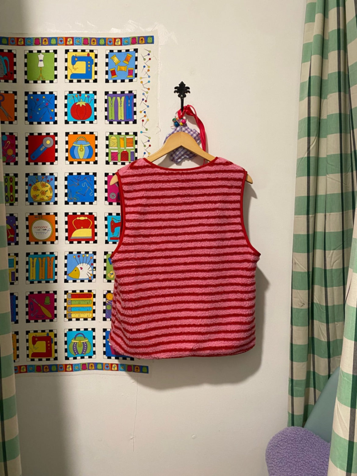Pink Stripe Vest