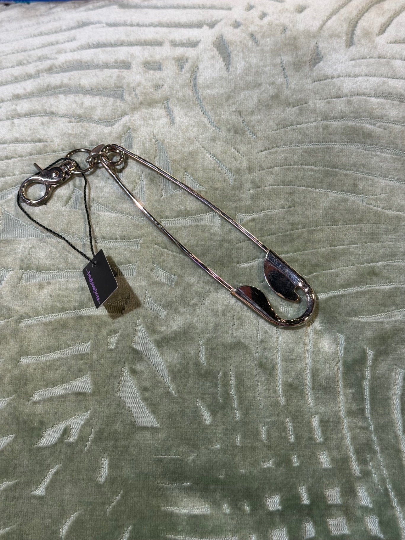 Silver Pin Bag Charm