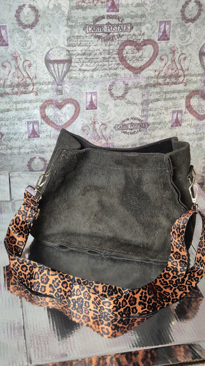 Leopard leather