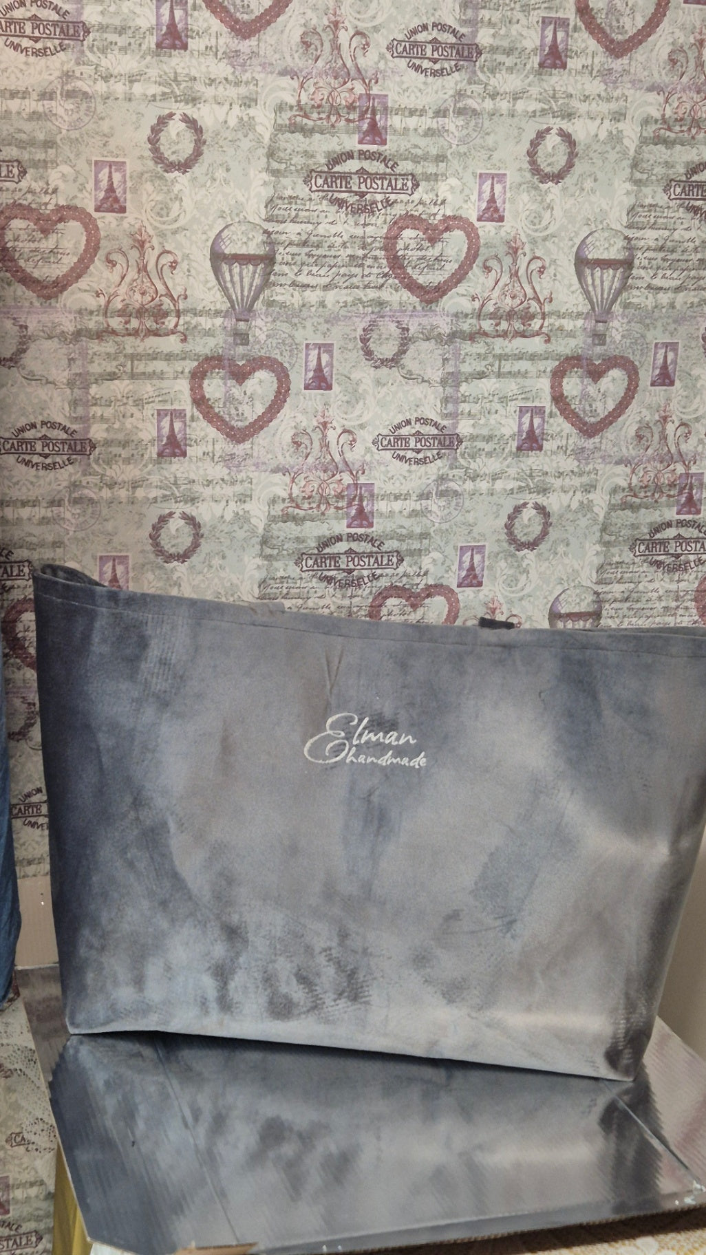 Velvet tote