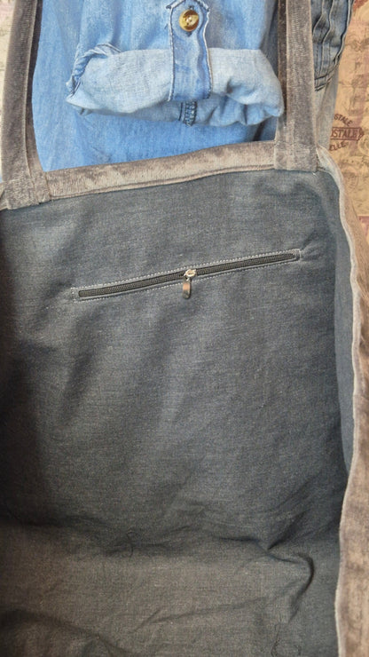 Velvet tote