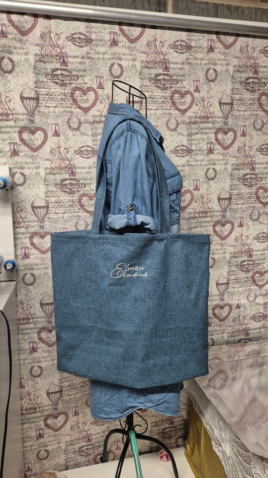 Blue tote