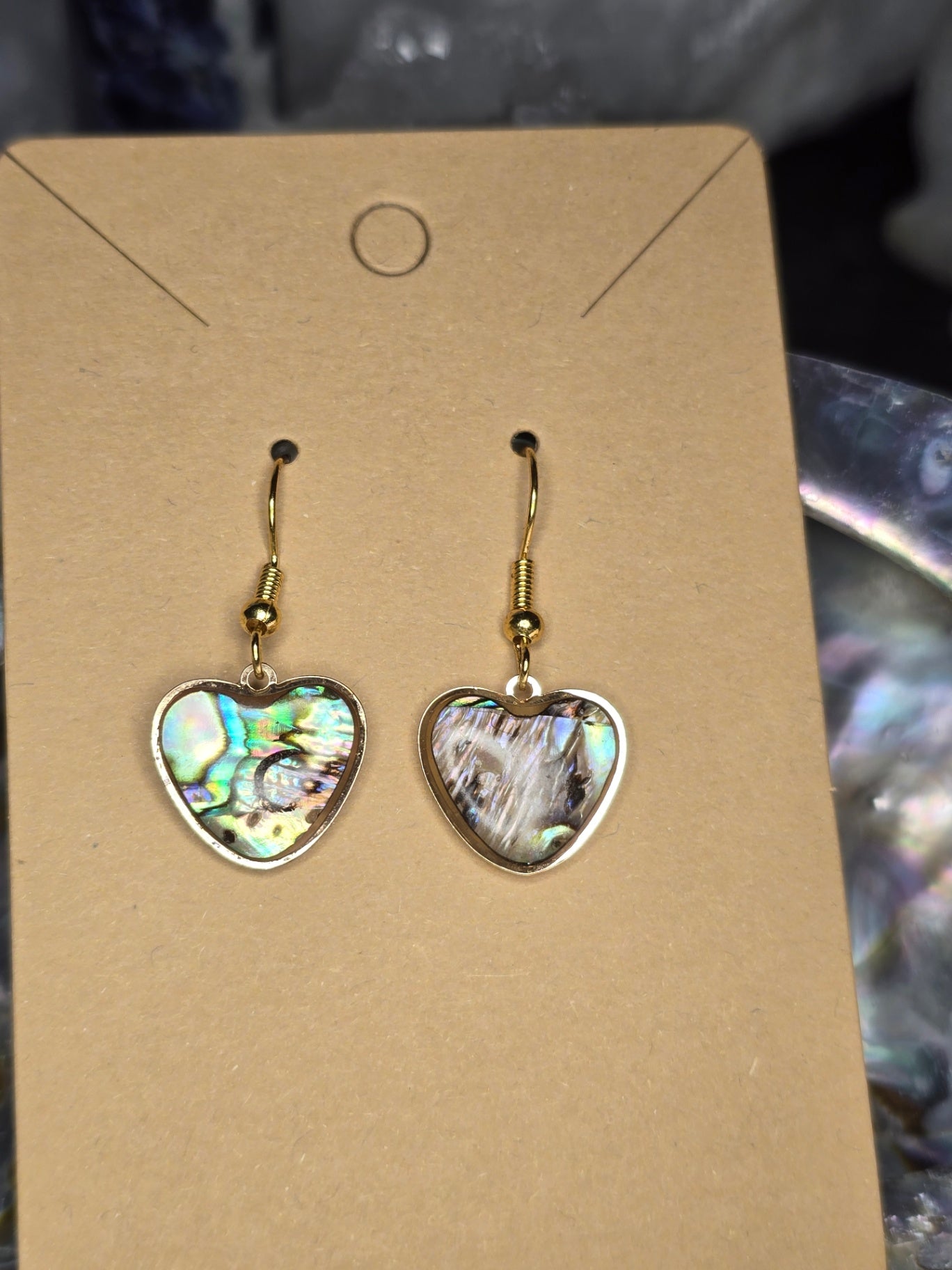 Abalone she'll earrings 