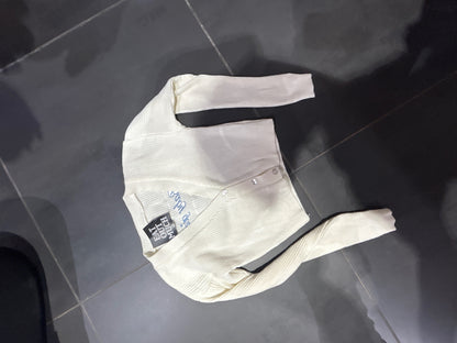 Upcycled crop sweater