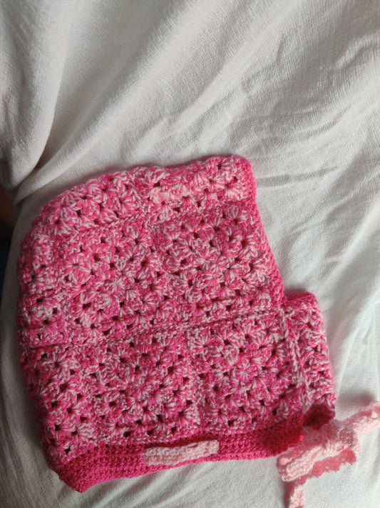 Crochet Pink balaclava