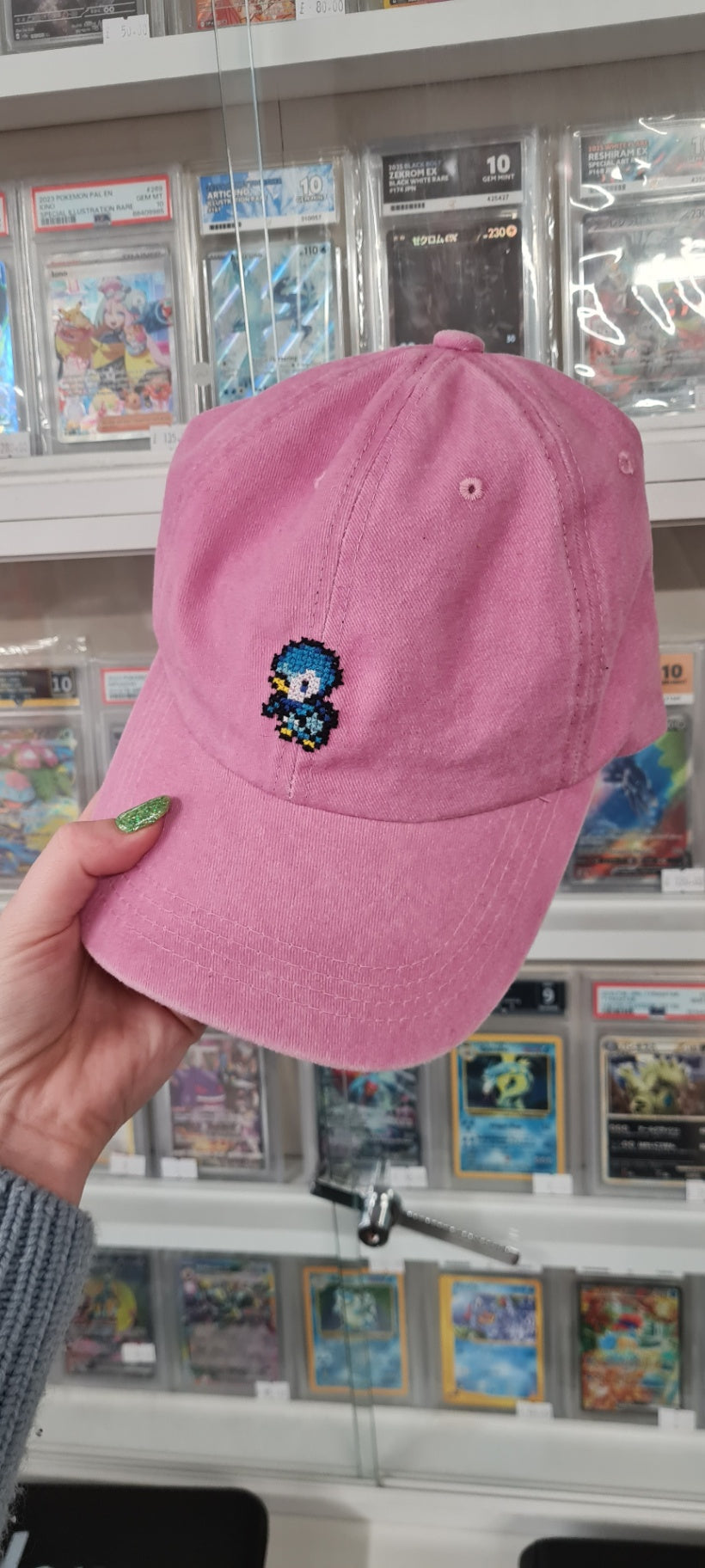 Pokemon Piplup Cross Stitch Cap