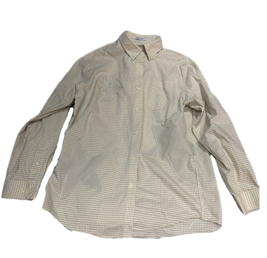 Upcycled beige shirt 