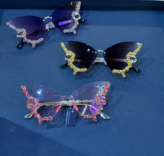 Crystal Butterfly Sunnies 