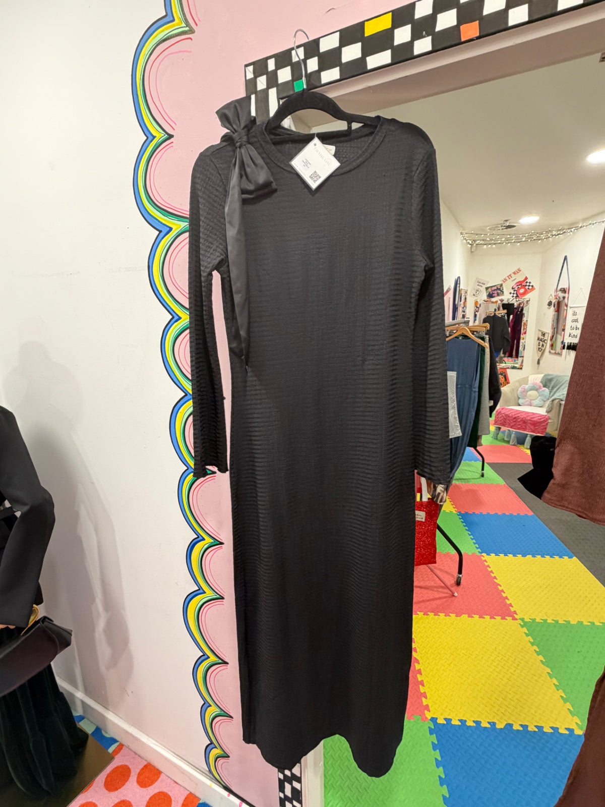 Black Maxi with Bow