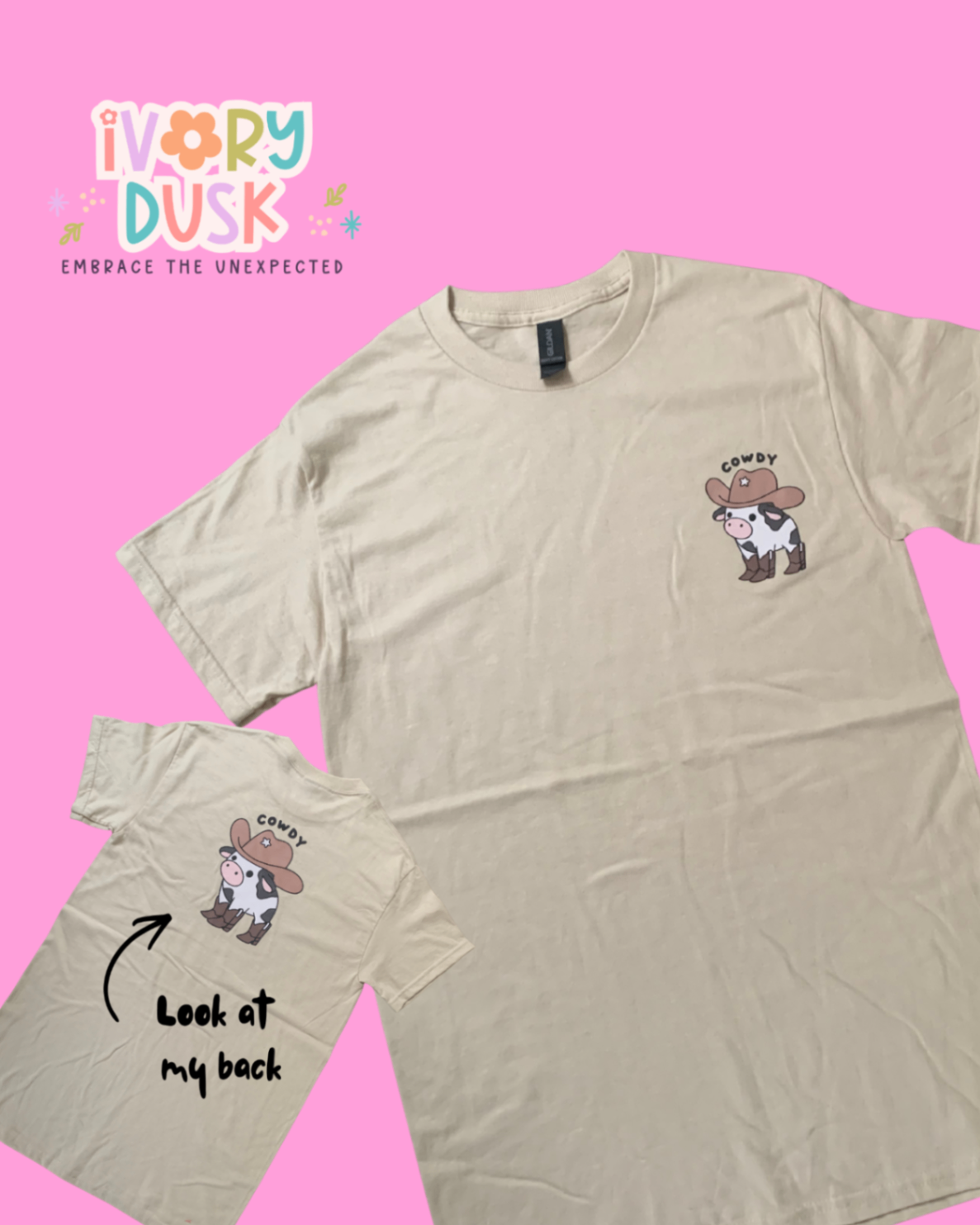 Cowdy tshirt size S