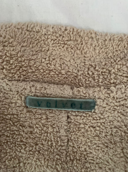 vintage brown zip up fleece