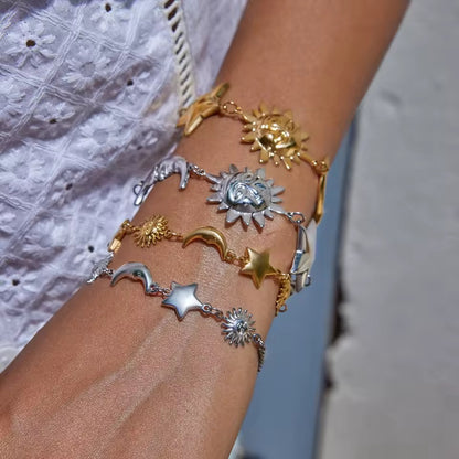 Celestial Mini Orbit Charm Bracelet