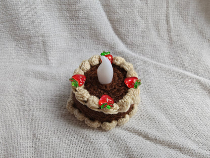 Tealight cake, black forest chocolate hazelnut cake