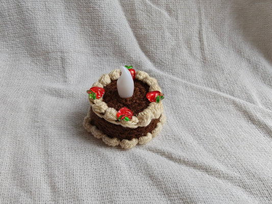Tealight cake, black forest chocolate hazelnut cake