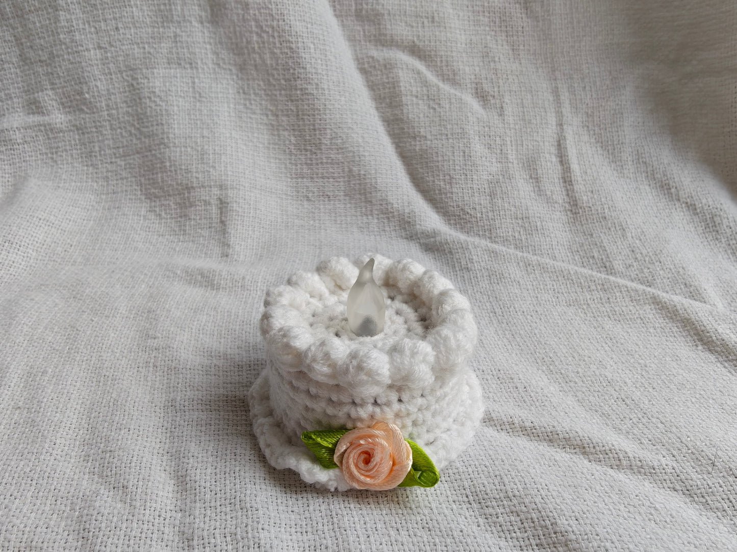 Tealight cake, wedding cake