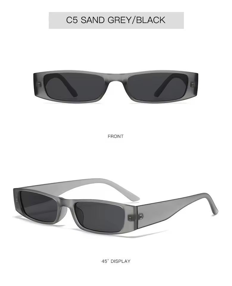 90s Oblong Sunnies Mini Matte Grey
