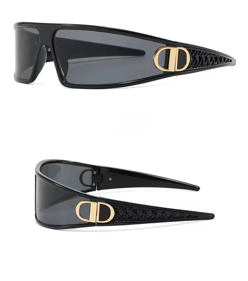 DD Wrap Around Sunglasses Black