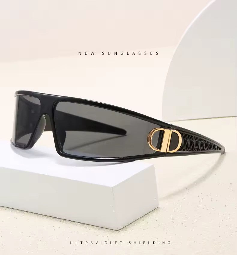 DD Wrap Around Sunglasses Black