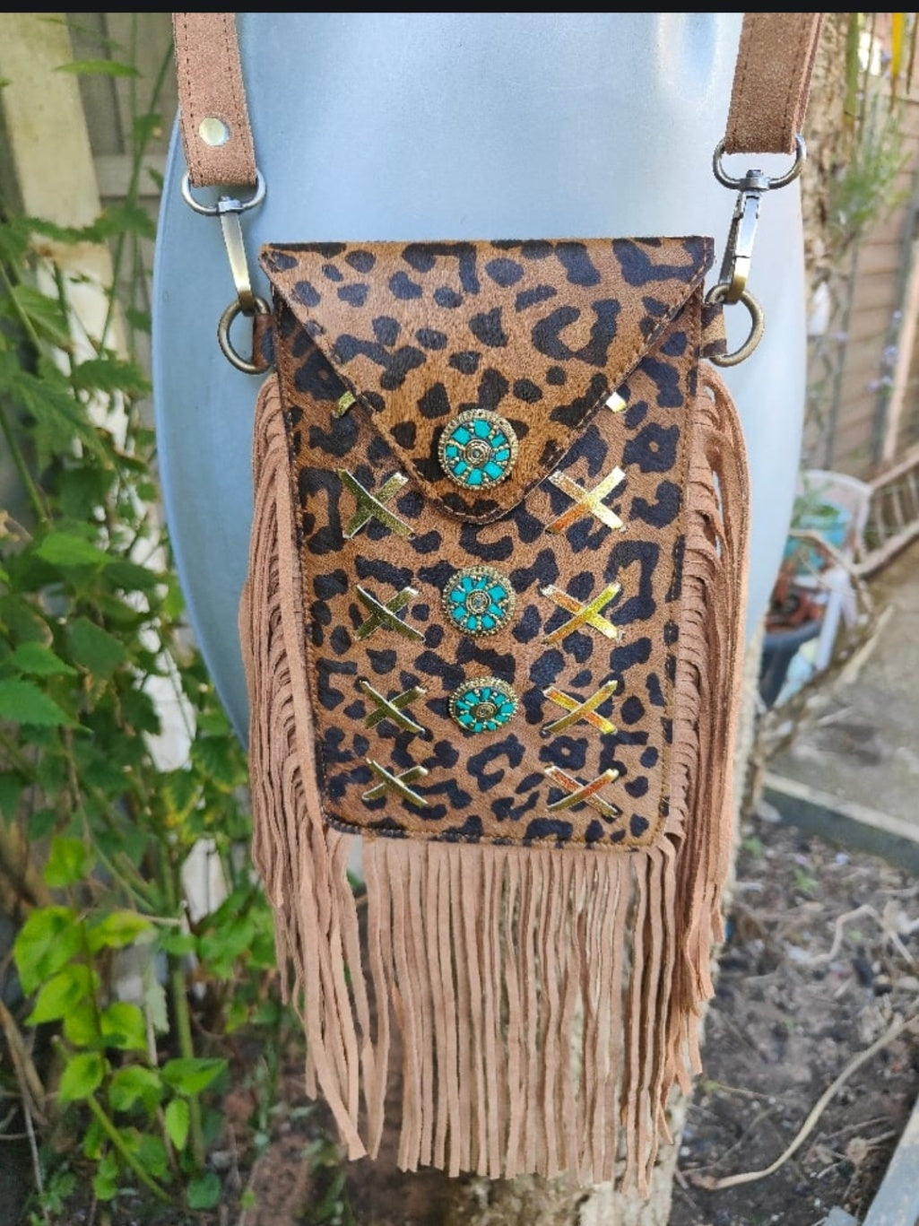 Yellowstone mobile cross body bag LEOPARD