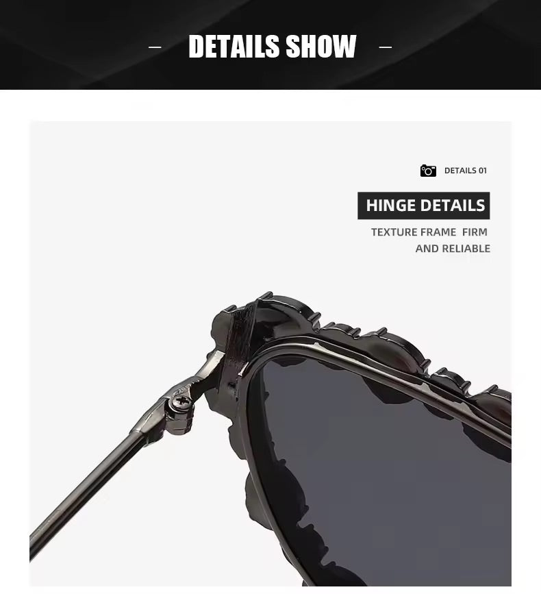 Crystal Cat Eye Sunglasses Gun Black