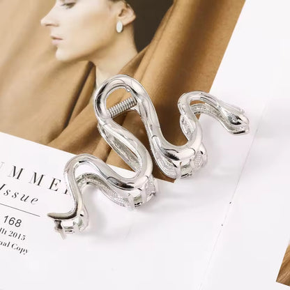 Gold Snake Hair Clamp
